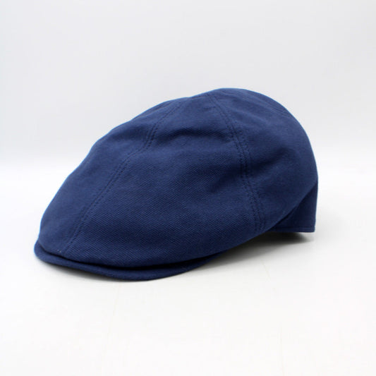 The "Contour" Bold Blue Flat Cap by Hologramme Paris