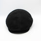 The "Contour" Pure Black Flat Cap by Hologramme Paris