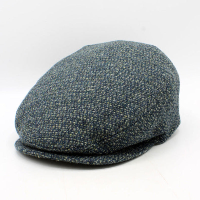 The Duke - Slate Teal Flat Cap by Hologramme Paris for FunkyBrims