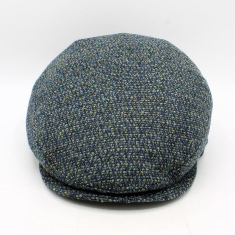 The Duke - Slate Teal Flat Cap by Hologramme Paris for FunkyBrims