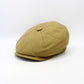 The Summer "Garrison" - Beige Newsboy Cap by Hologramme Paris