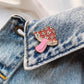 Heart Mushroom Pin
