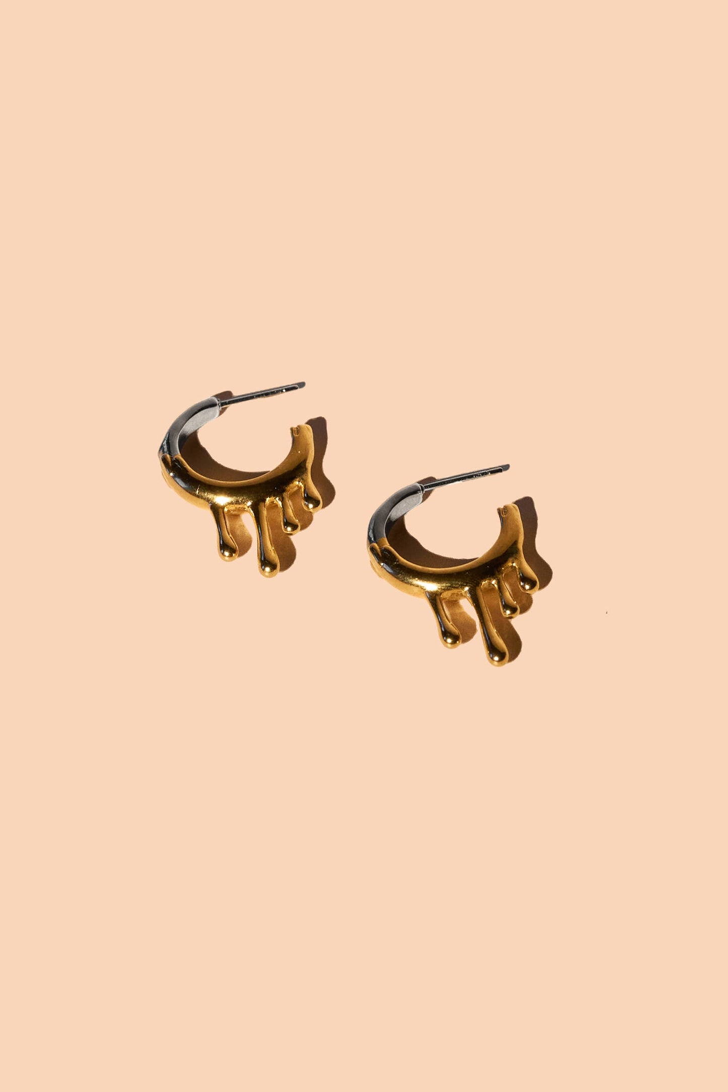 Rain Hoops: Gold Plated