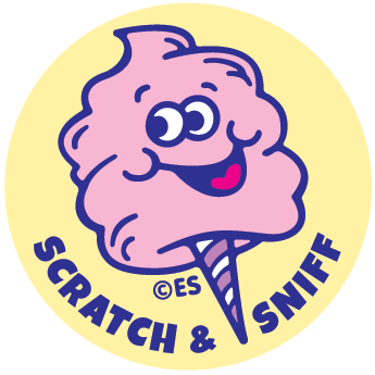 Cotton Candy Scratch & Sniff Stickers