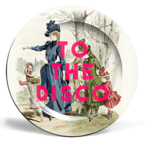 To the Disco 8" Decor Plate