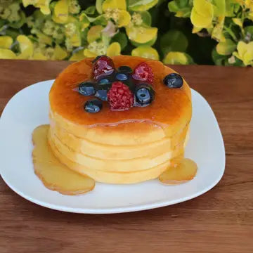 Faux Pancakes on a Plate