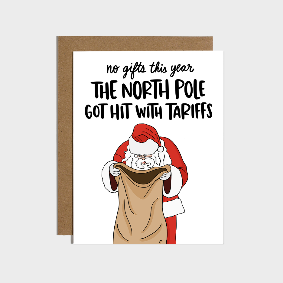 North Pole Tariffs Holiday Card