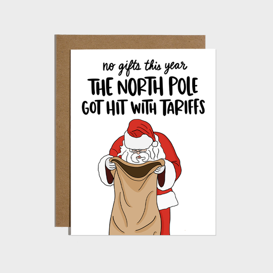 North Pole Tariffs Holiday Card
