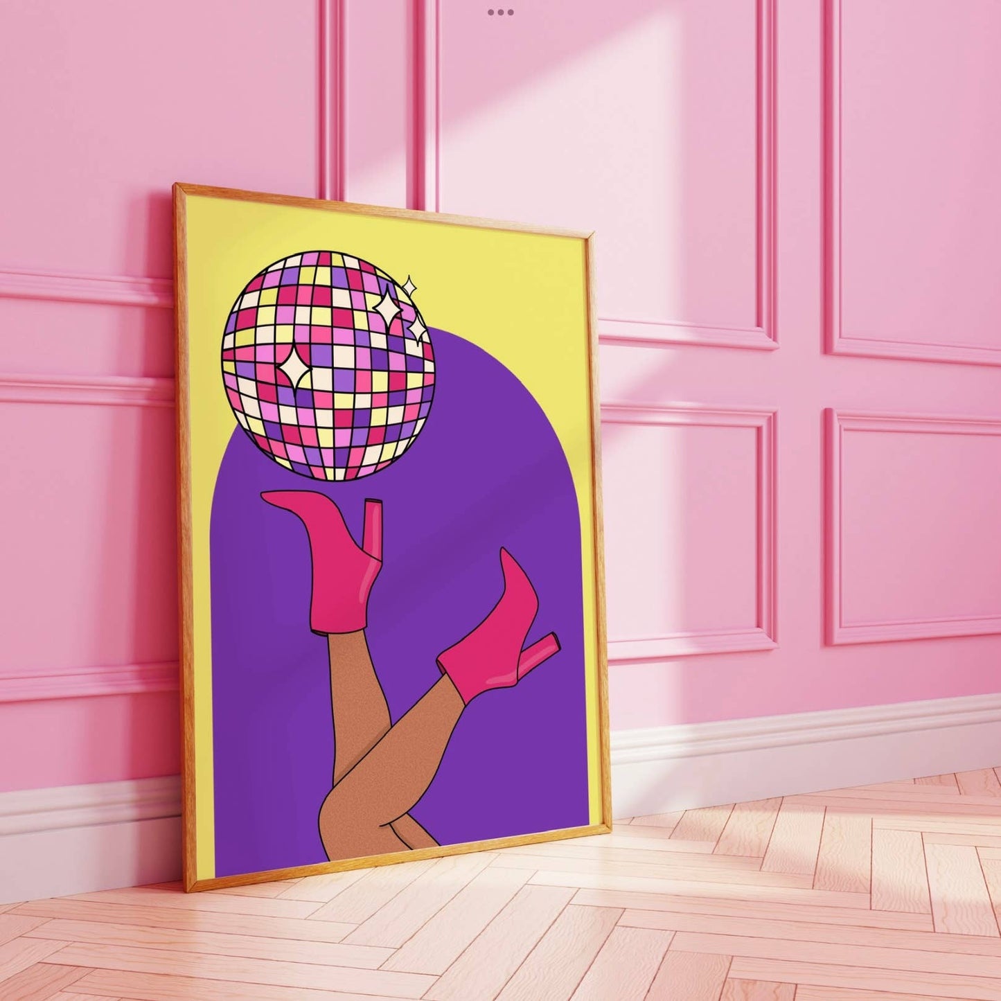 8x10 Funky Disco Legs Wall Print