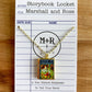 Book Locket Alice In Wonderland Necklace