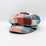 Women's Summer Plaid Caps by Hologramme Paris