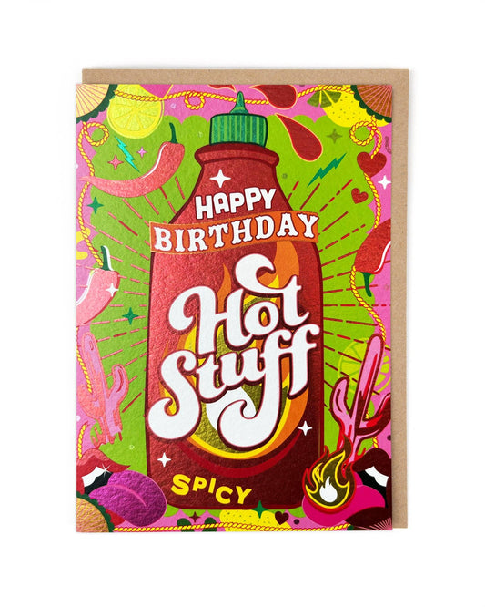 Hot Stuff Birthday Card