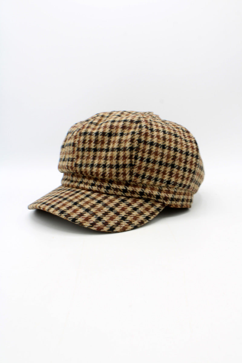 Women's Houndstooth Winter Caps