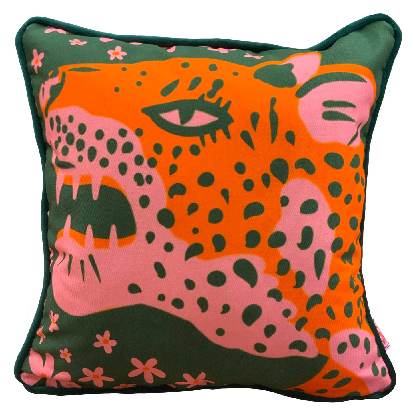 Leopard Head Cushion Cover