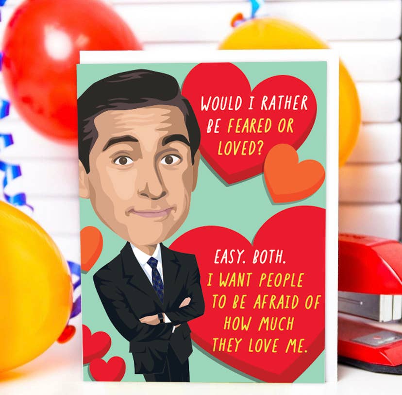 Michael Scott Valentine's Day Card