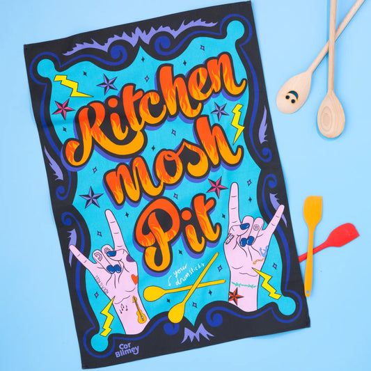 Kitchen Mosh Pit Tea Towel