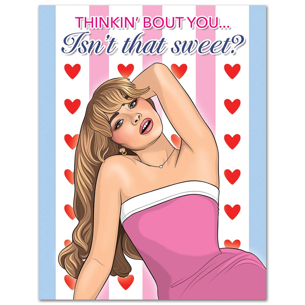 Sabrina Thinking' Bout You Valentine's Day Love Card