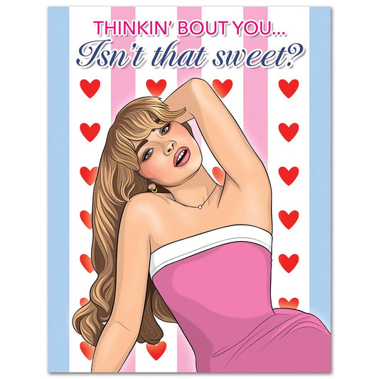 Sabrina Thinking' Bout You Valentine's Day Love Card