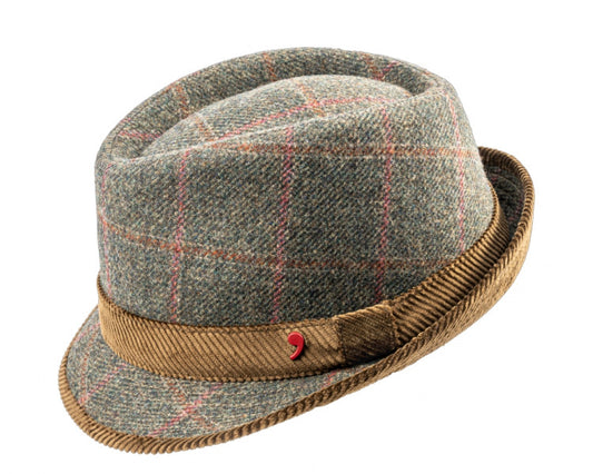 The Wool Trilby - Green Plaid by Alfonso d’Este