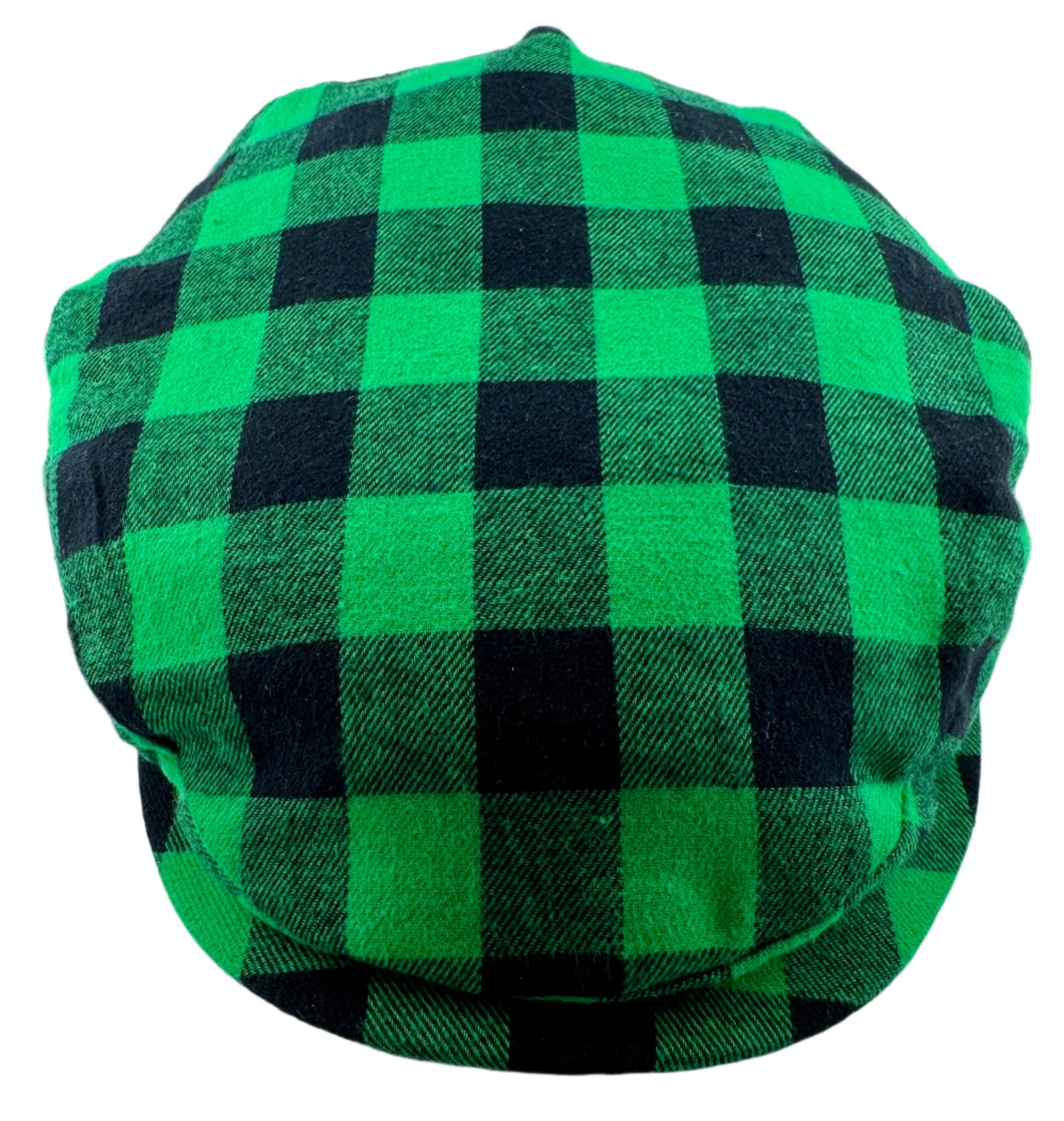 The "Hooligan" - Green Buffalo Plaid Flat Cap - Laird Hatters x FunkyBrims