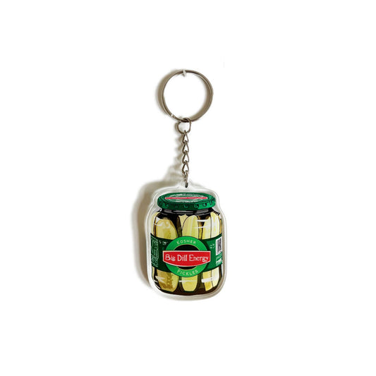 Dill Pickle Jar Keychain