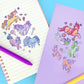 Magical Unicorns Vinyl Sticker Sheet