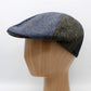 Spinwheel Cobalt Driving Cap handmade in Italy by FunkyBrims – blue patchwork
