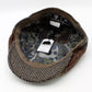 The "TweedPatch Shelby - Whiskey" Newsboy Cap by Hologramme Paris