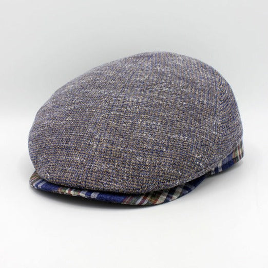 The "Weekend" - Blues Italian Linen Cap by Hologramme Paris