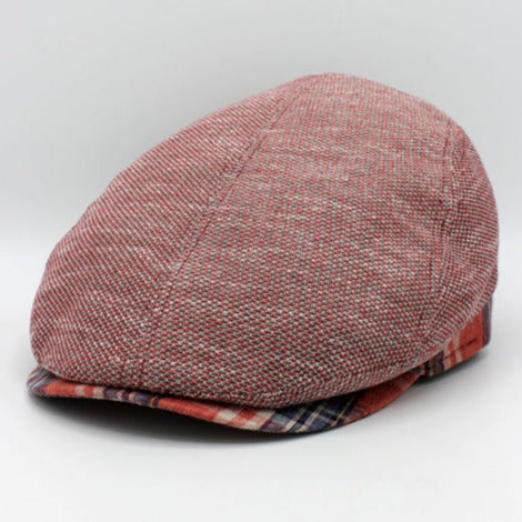 The "Weekend" - Bordeaux Italian Linen Cap by Hologramme Paris