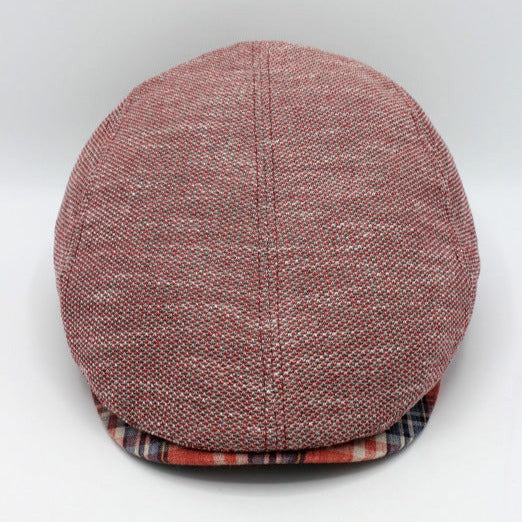 The "Weekend" - Bordeaux Italian Linen Cap by Hologramme Paris