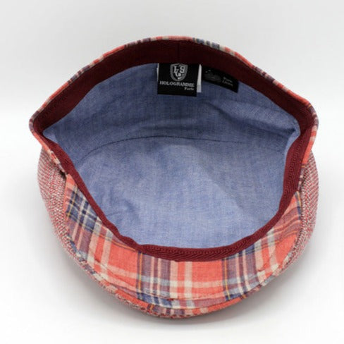 The "Weekend" - Bordeaux Italian Linen Cap by Hologramme Paris