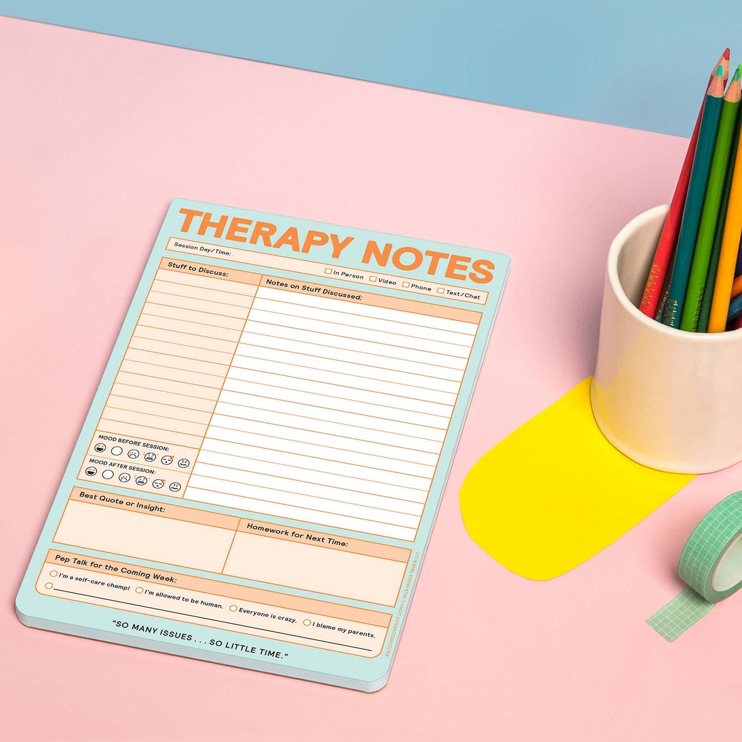 Therapy Notes Pad