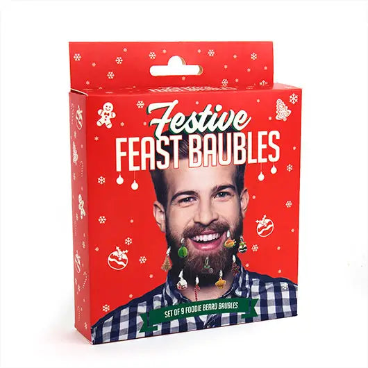 Festive Christmas Beard Baubles