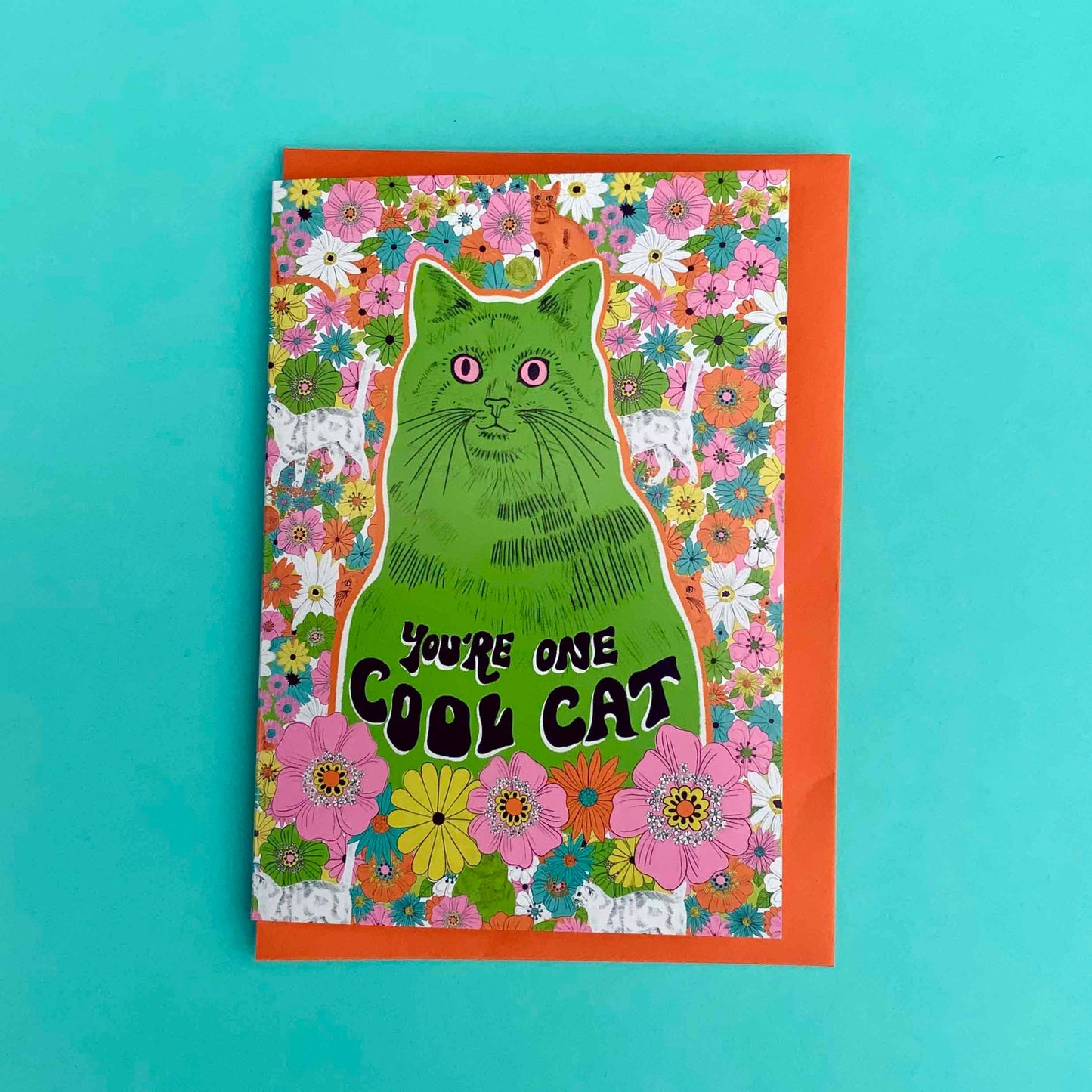 'You're One Cool Cat' Greeting Card