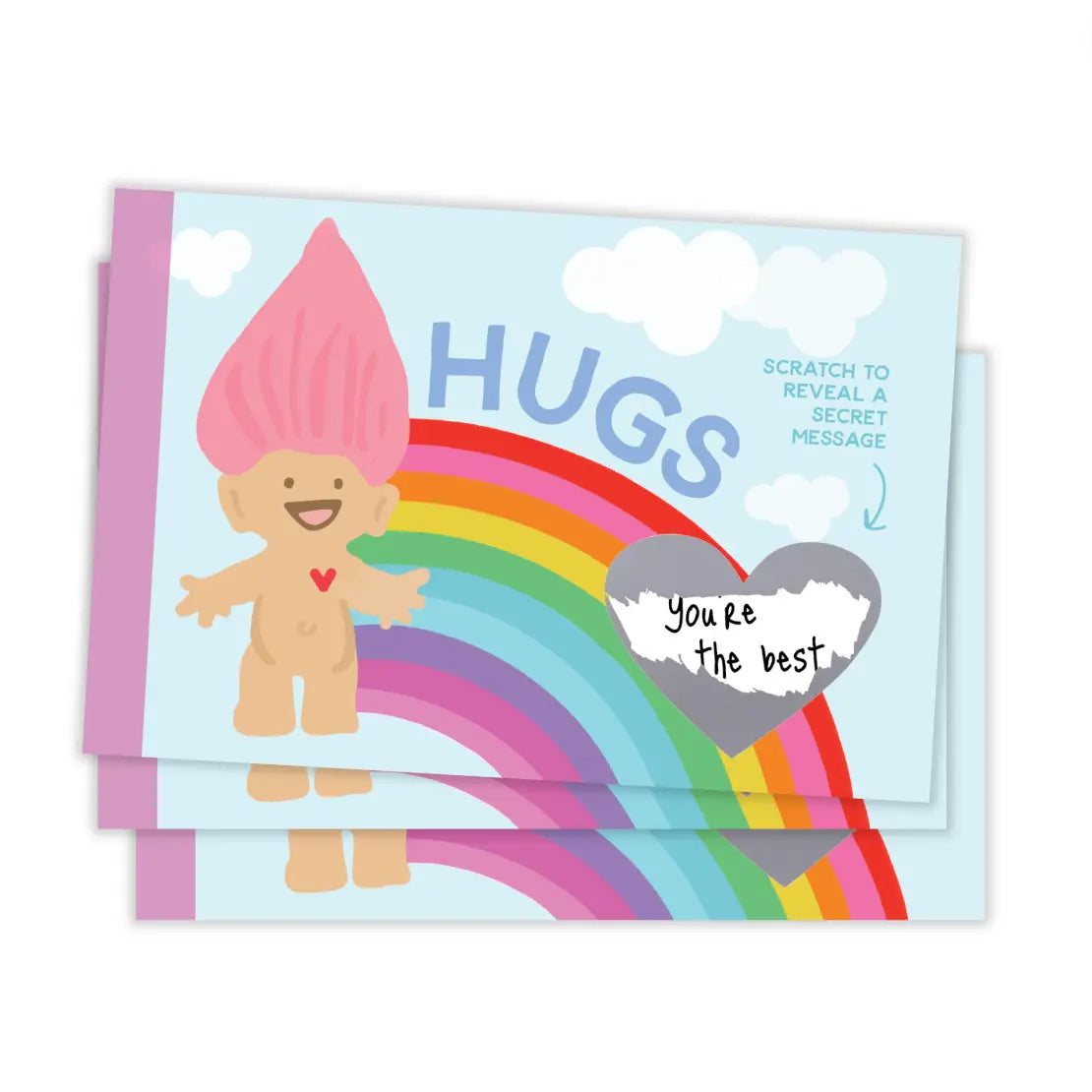 Troll Scratch-Off Valentine's Day Cards, 24 Pk