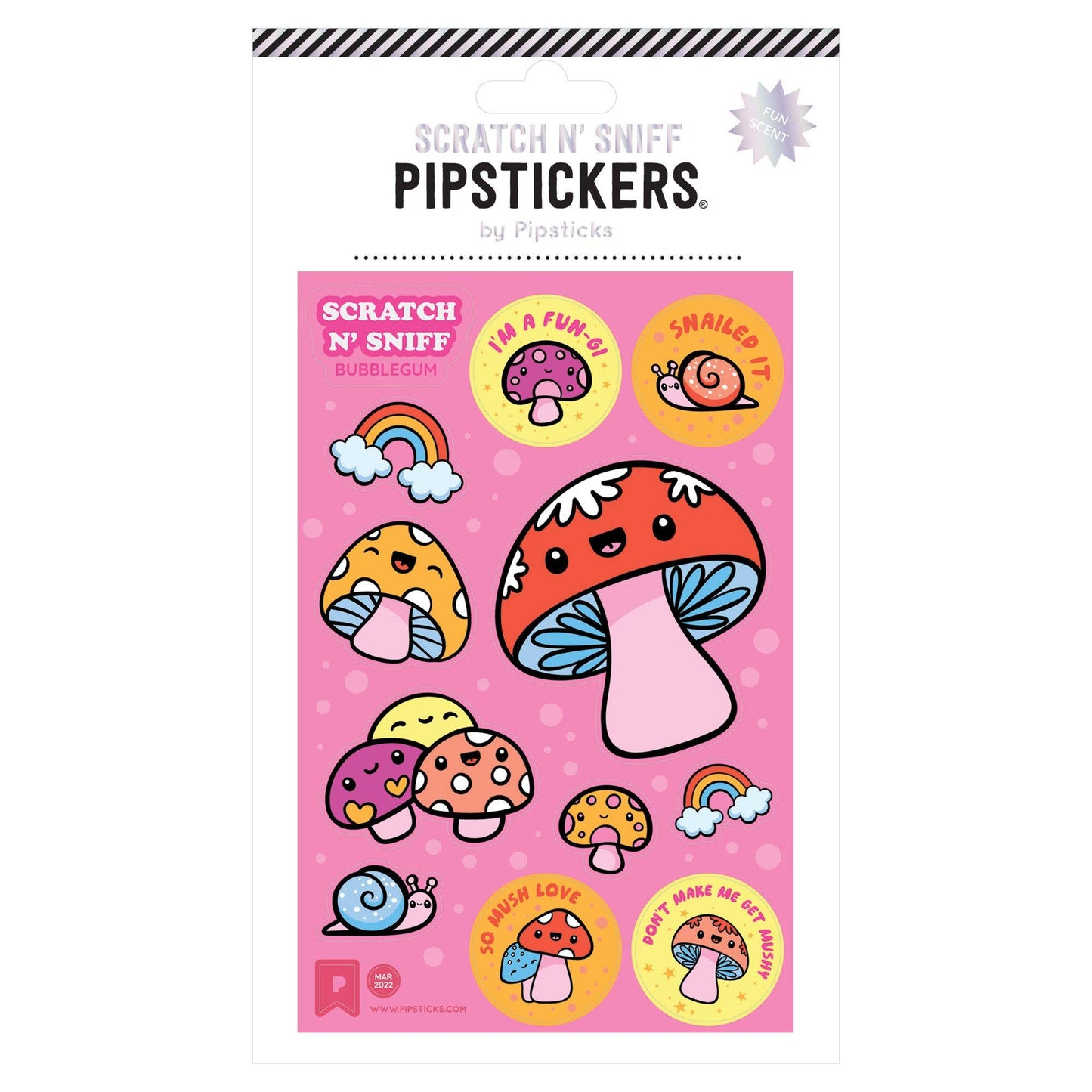 PipStickers Fun Guys Bubble Gum Stickers