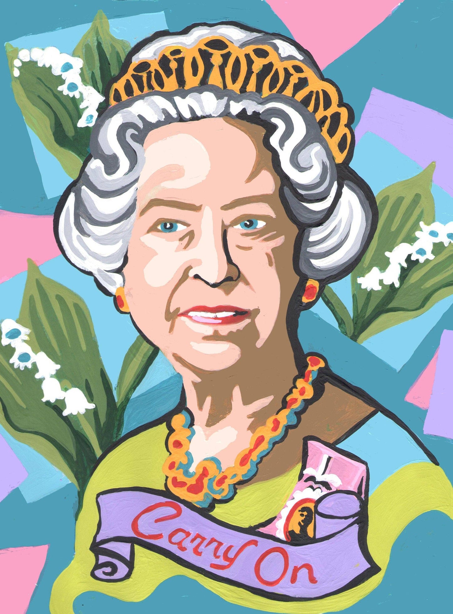 Queen Elizabeth II Paint by Number Kit 8”x10”