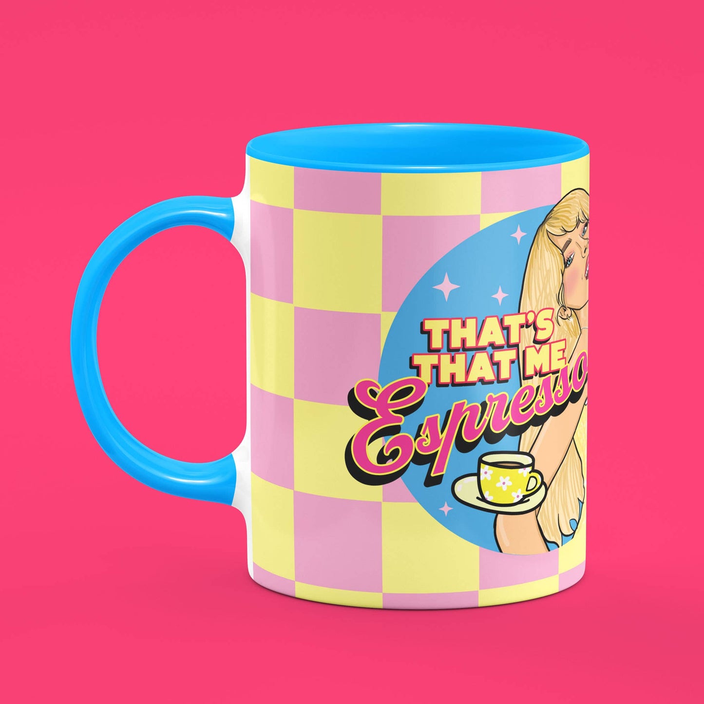 That's That Me Espresso Blue Mug