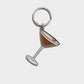 Espresso Martini Enamel Keychain