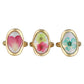 Cottage Fashion Oval Gold Dried Flower Rings