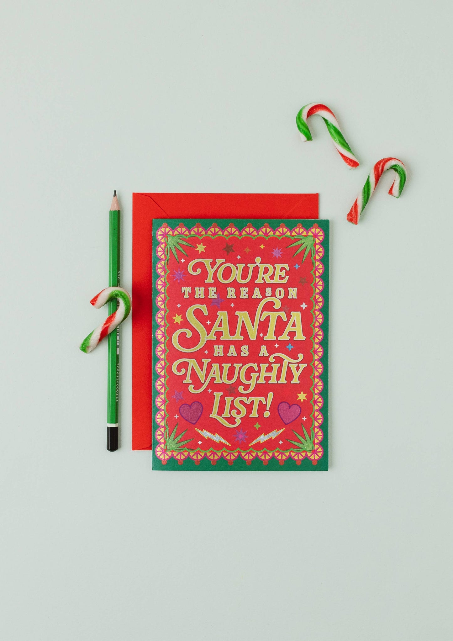 Naughty List Christmas Card
