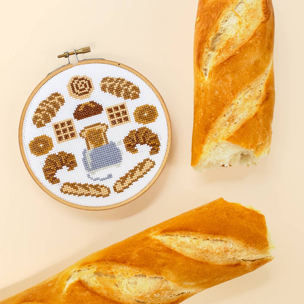 Bread Head Cross Stitch Kit