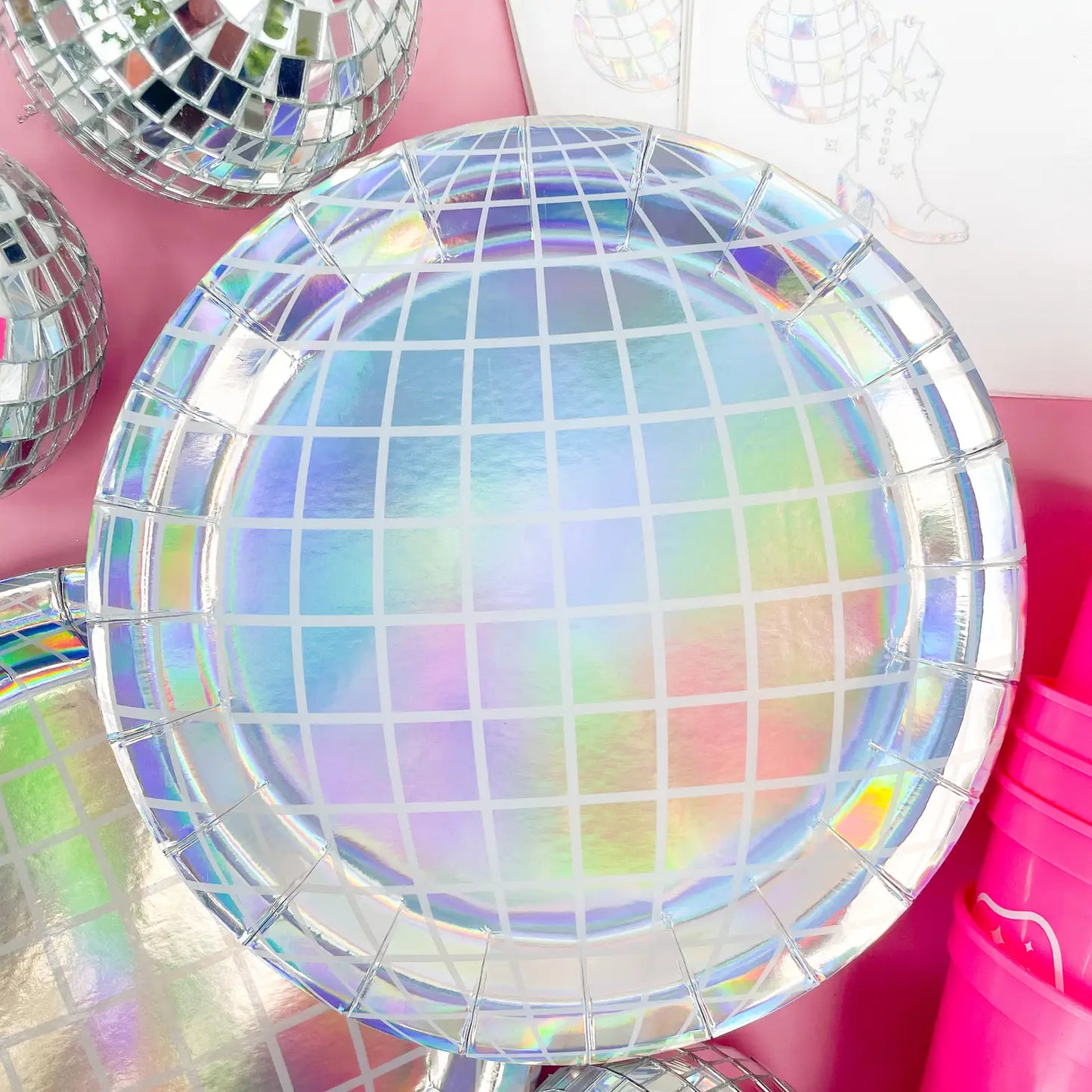 Disco Ball 9" Paper Plates