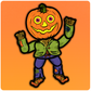 Retro Jointed Halloween Scarecrow Cutout Decoration