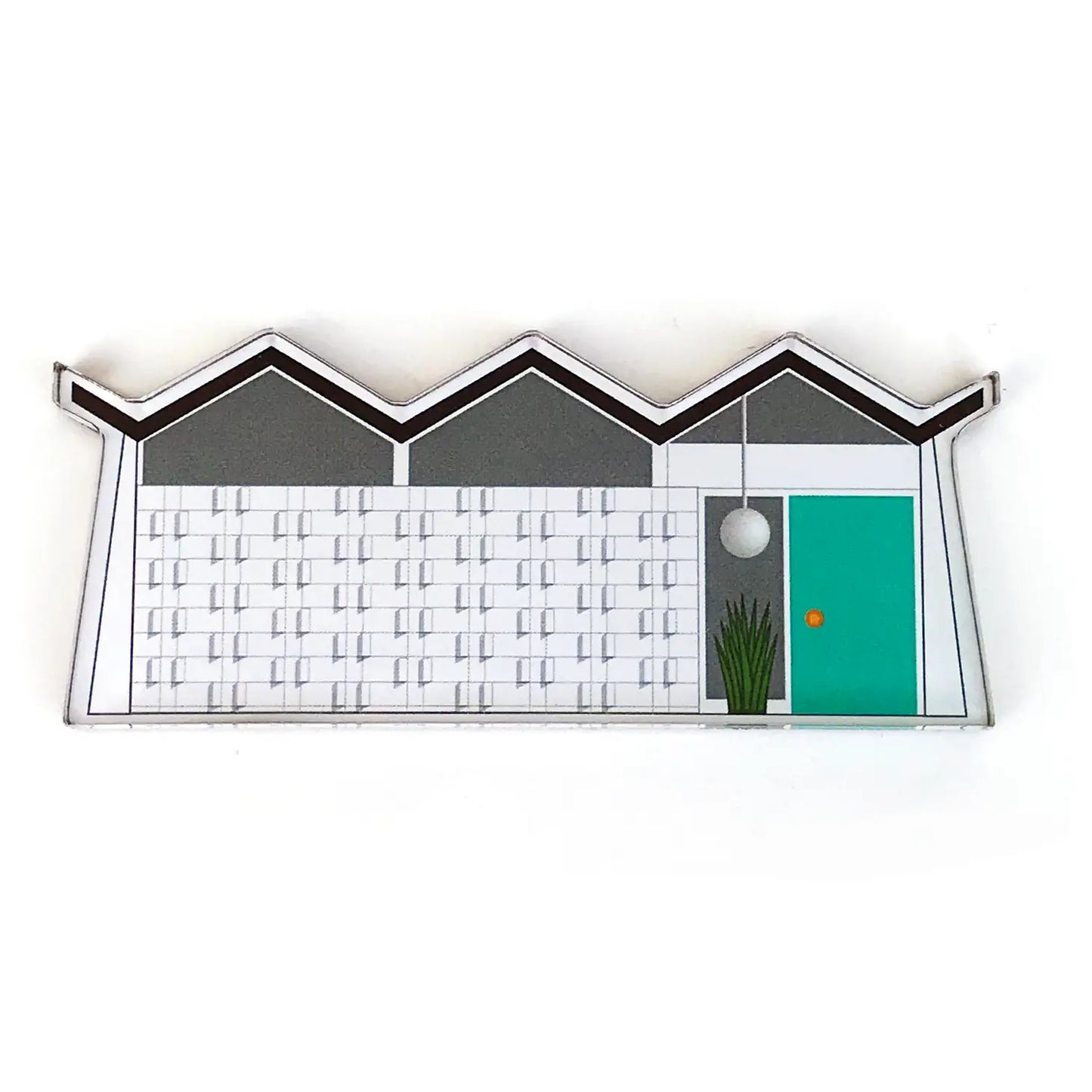 Mid-Century House Magnet