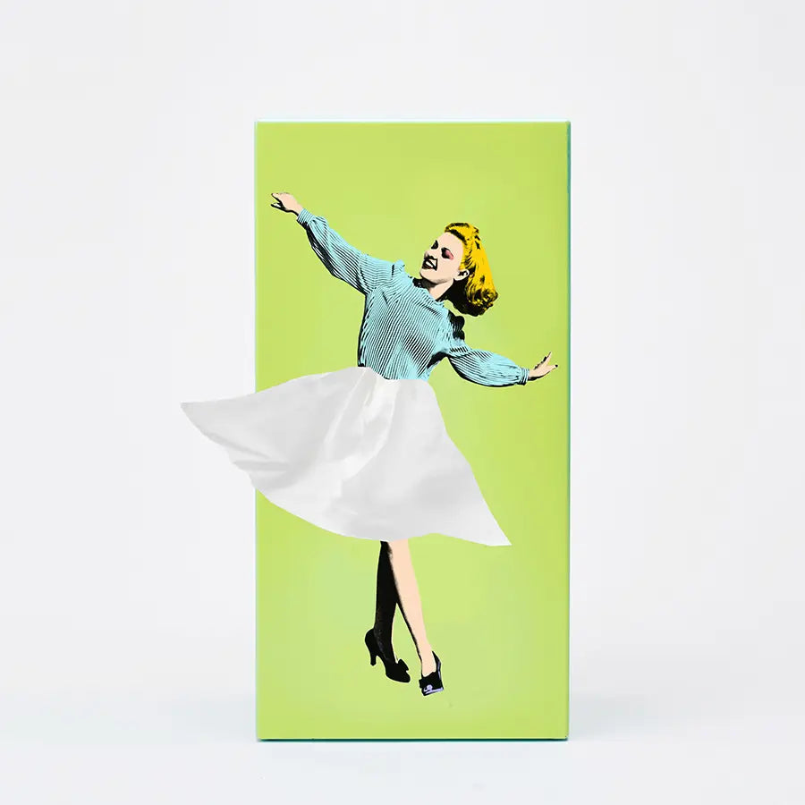 Flying Skirt Tissue Box