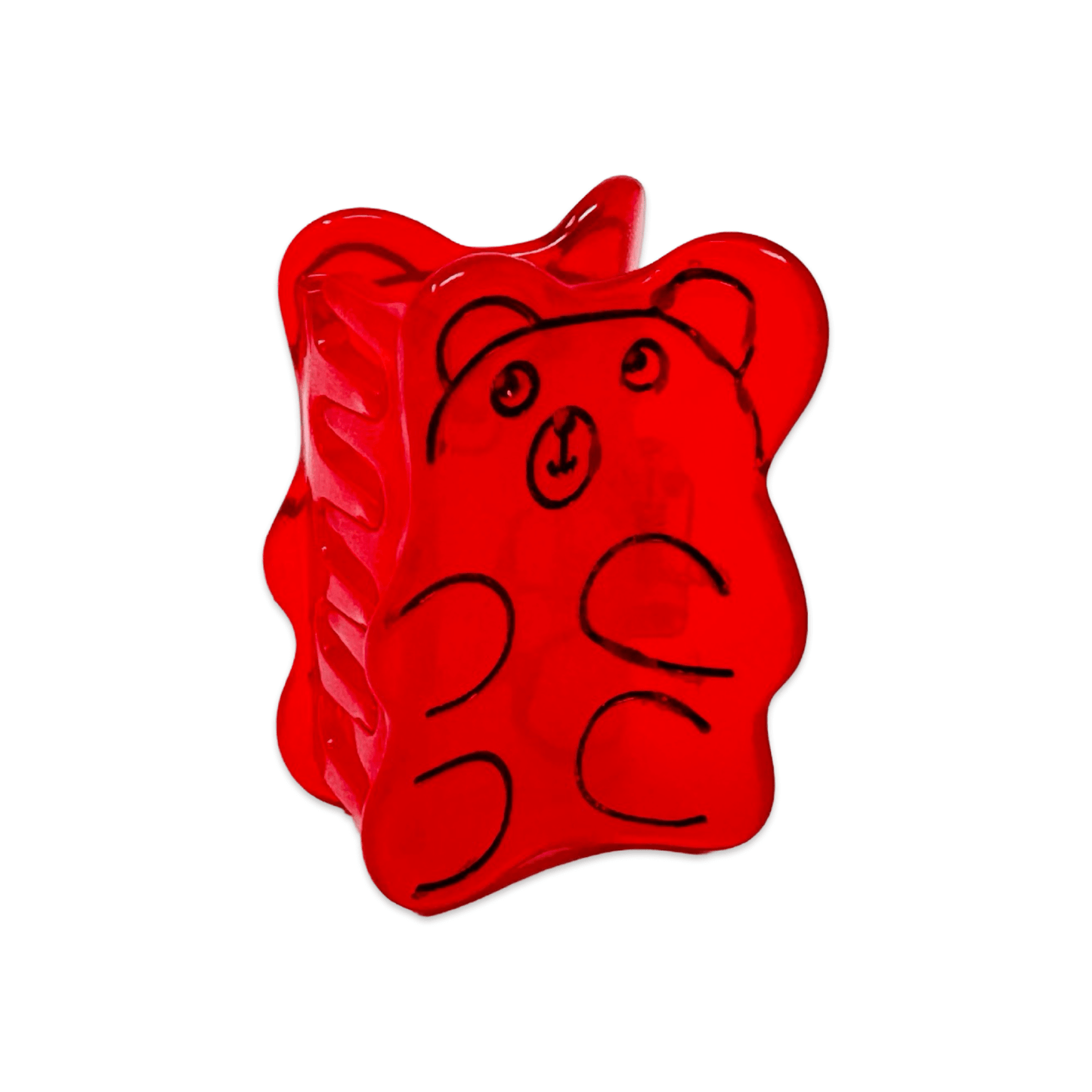 Mini Red Gummy Bear Hair Claw Clip