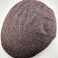 "The Plum Brown" Italian Linen and Silk Flat Cap by Alfonso D'Este