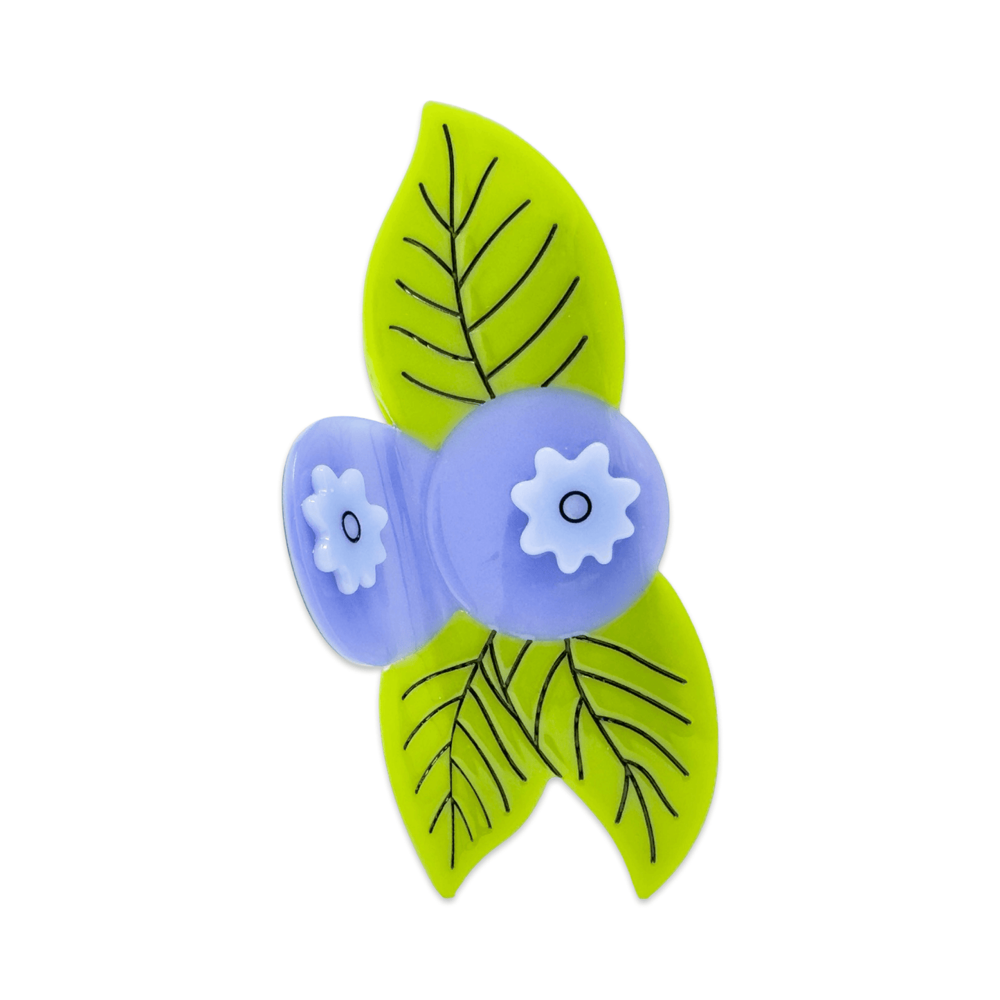 Blueberry Hair Claw Clip XL